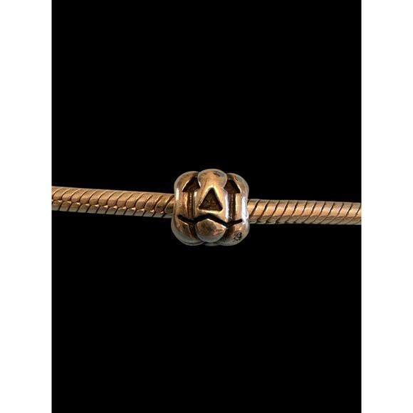 Authentic Pandora sterling silver pumpkin charm - Picture 1 of 1